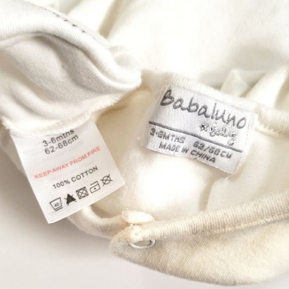 Babaluna Teddy Bear One-piece Sleeper with Hat - Picture 8 of 8